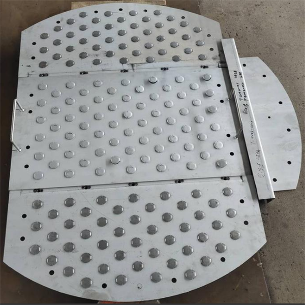 Metal bubble tray air stripping TOWER F1 valve tray