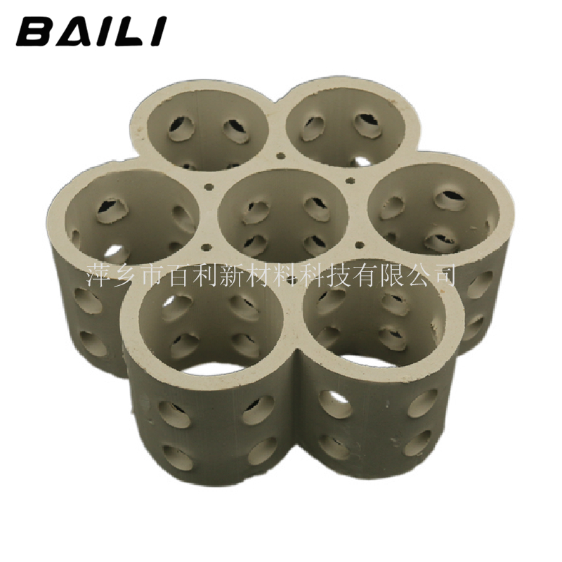 Ceramic ring structured packing